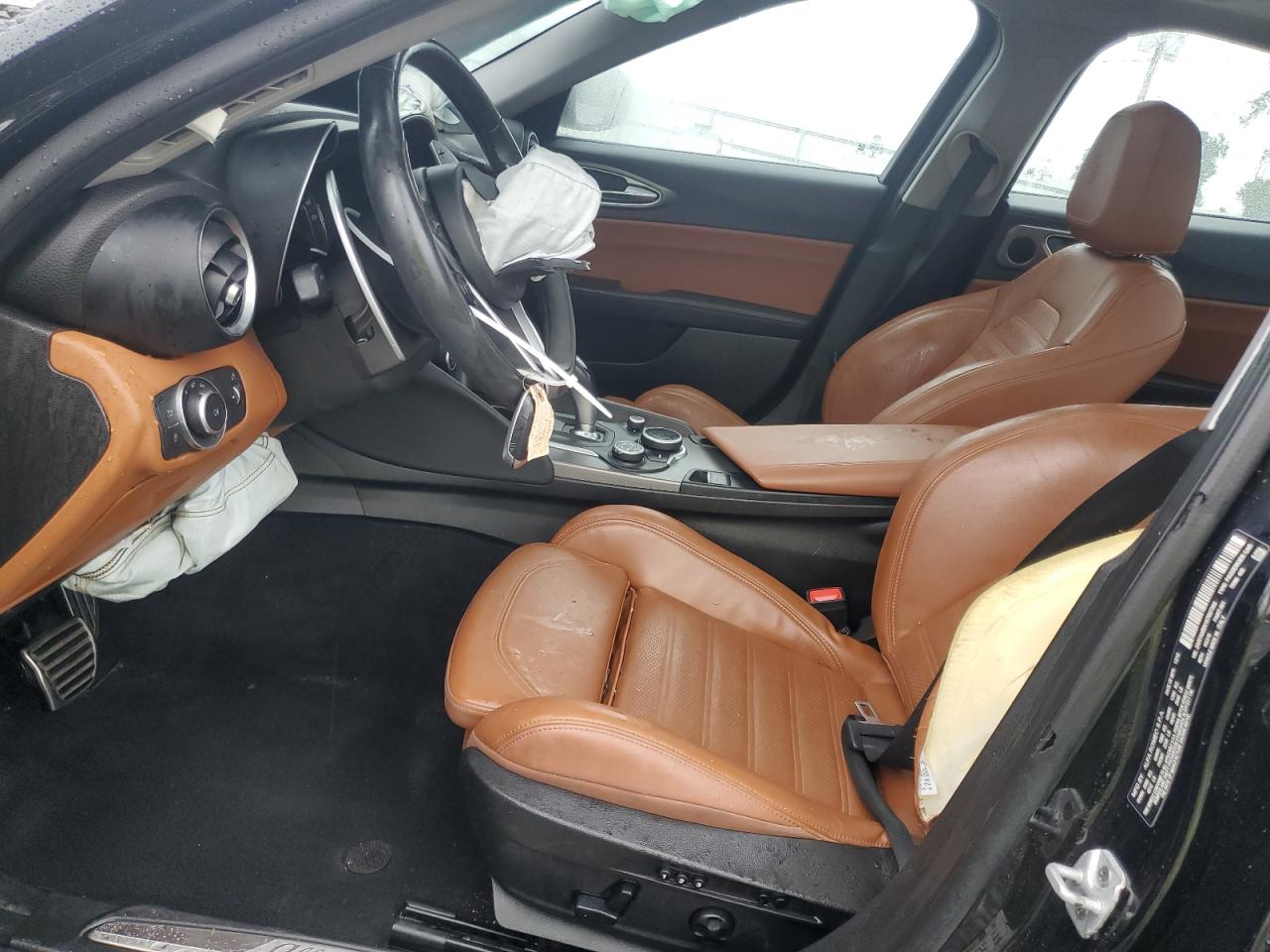 2019 Alfa Romeo Giulia VIN ZARFAMBN1K7607399 Copart auction photo, front end / rear end damage thumbnail 7