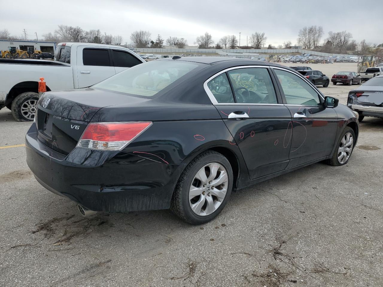 2009 Honda Accord VIN 1HGCP36819A042385 Copart auction photo, biohazard/chemical / all over damage thumbnail 3