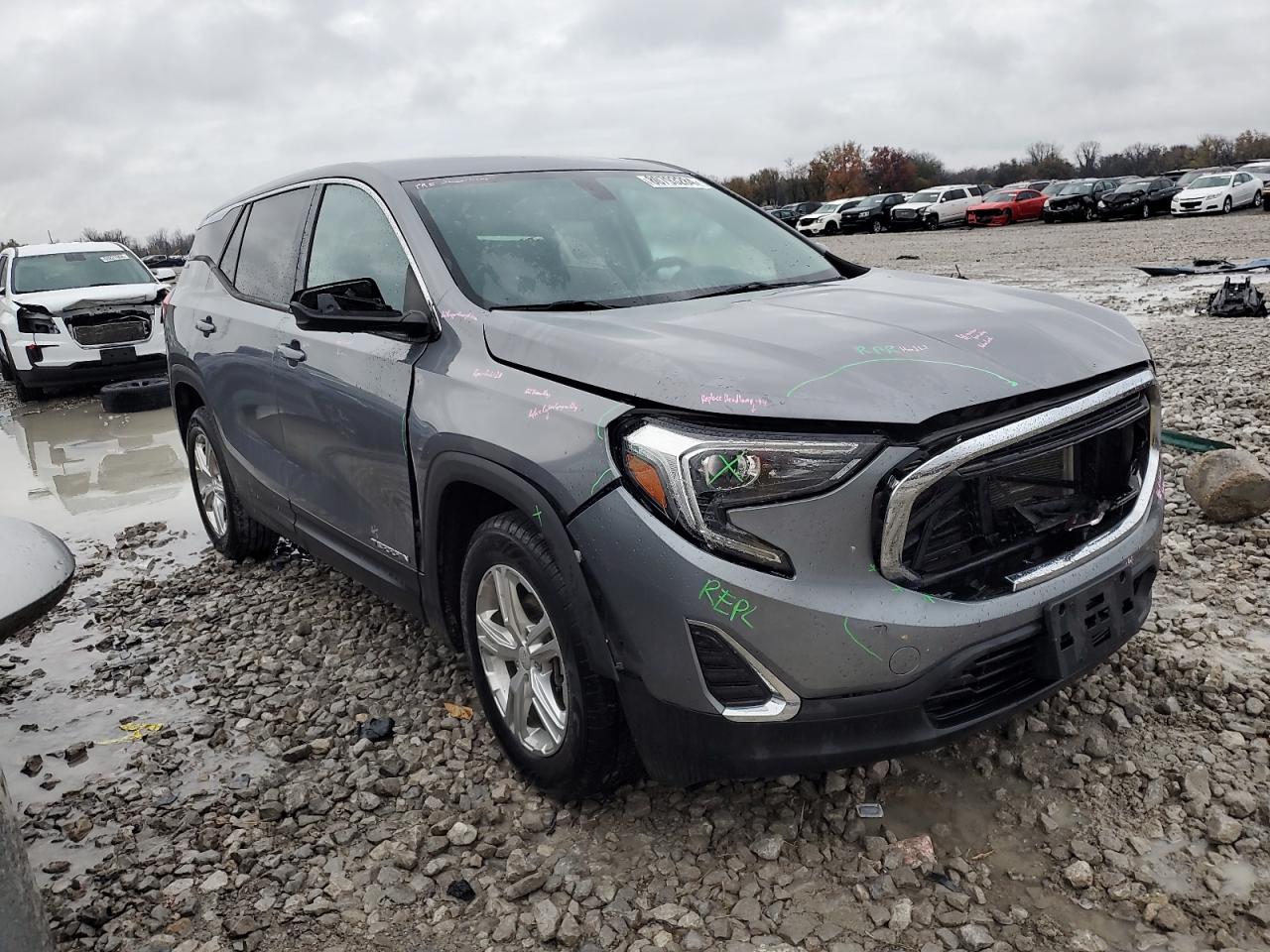 2018 GMC Terrain VIN 3GKALMEV4JL149639 Copart auction photo, front end damage thumbnail 4
