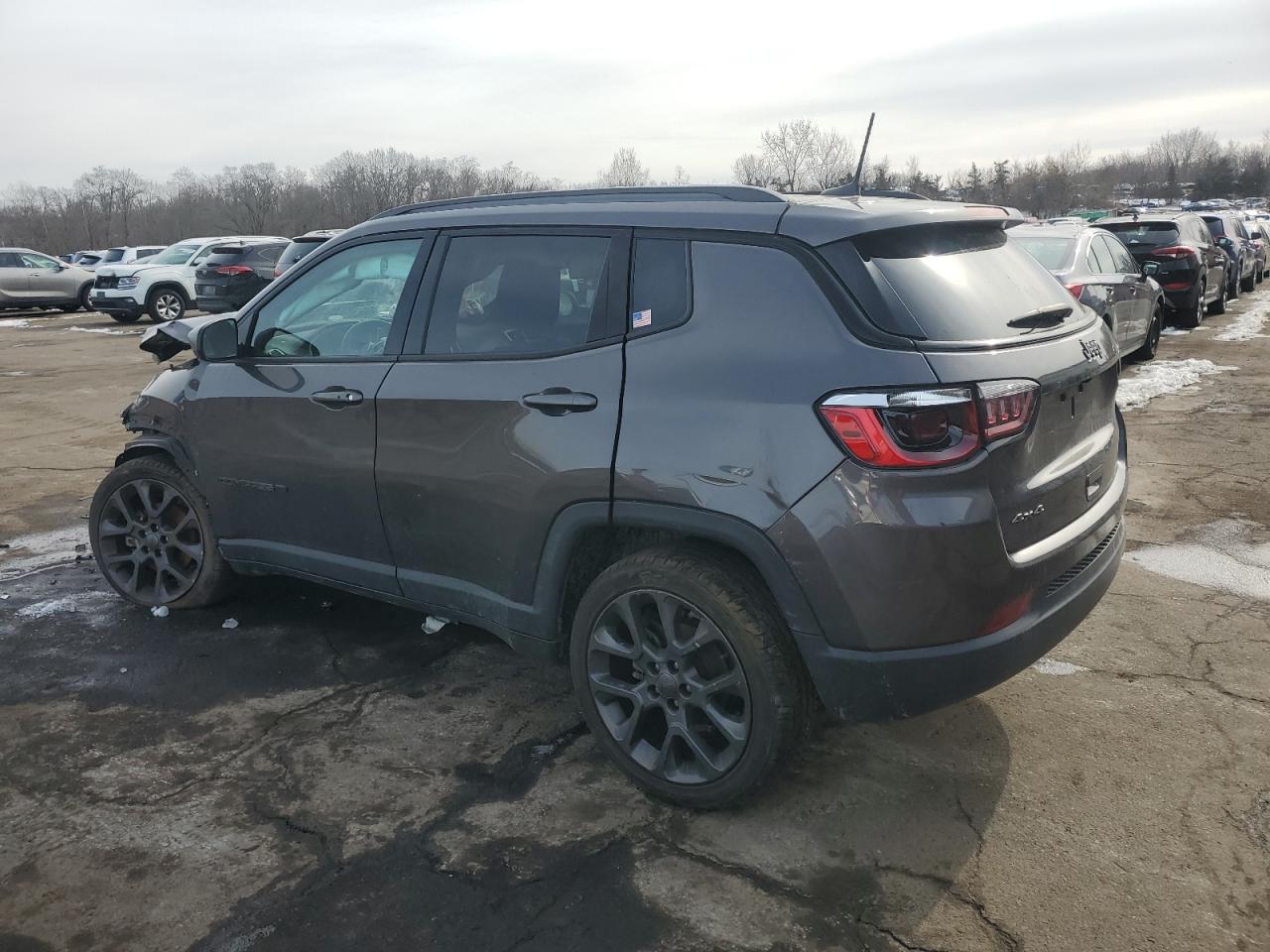 2021 Jeep Compass VIN 3C4NJDEB4MT572850 Copart auction photo, front end damage thumbnail 2
