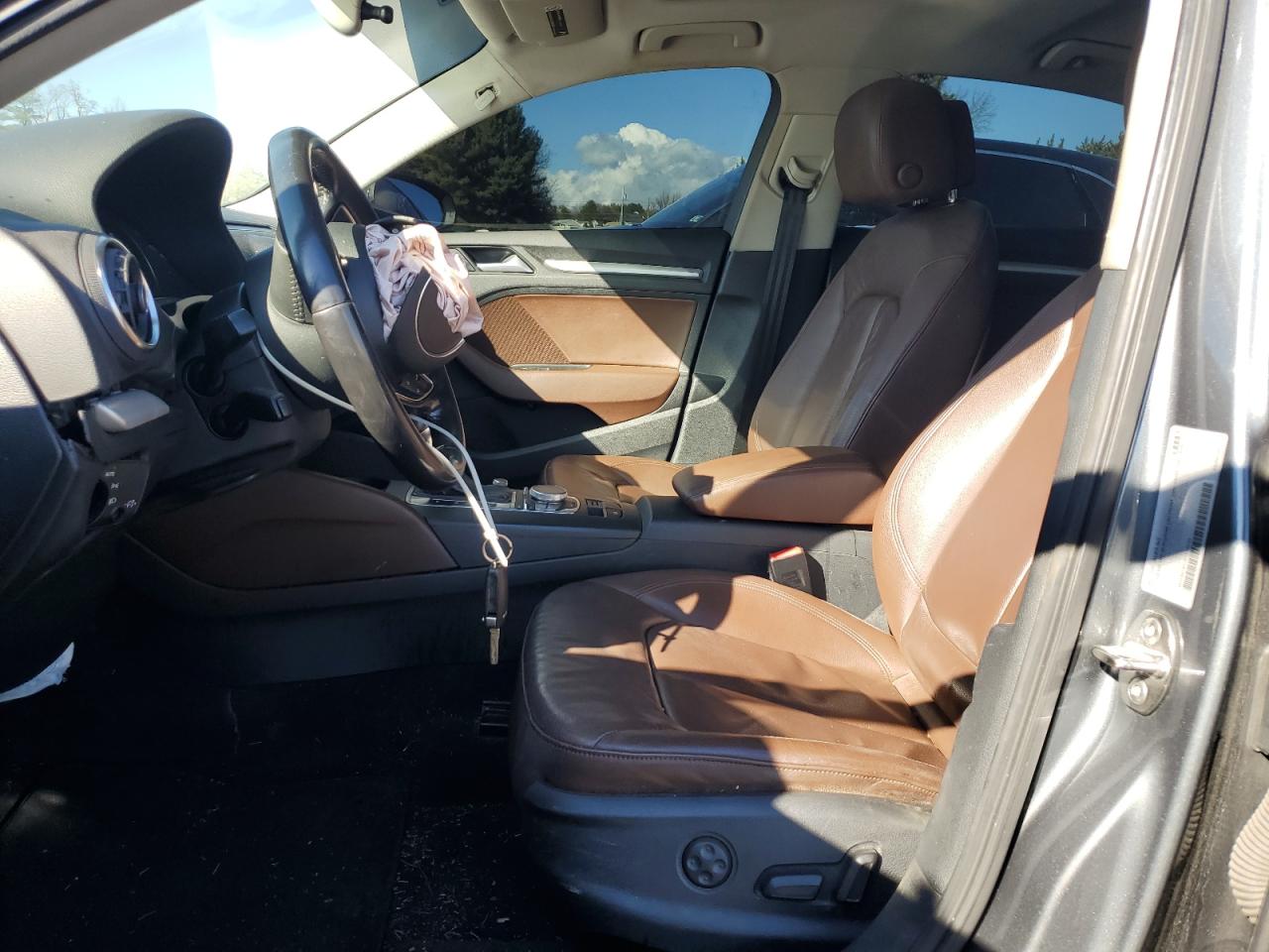 2015 Audi A3 VIN WAUBFGFF2F1116974 Copart auction photo, front end / minor dent/scratches damage thumbnail 7