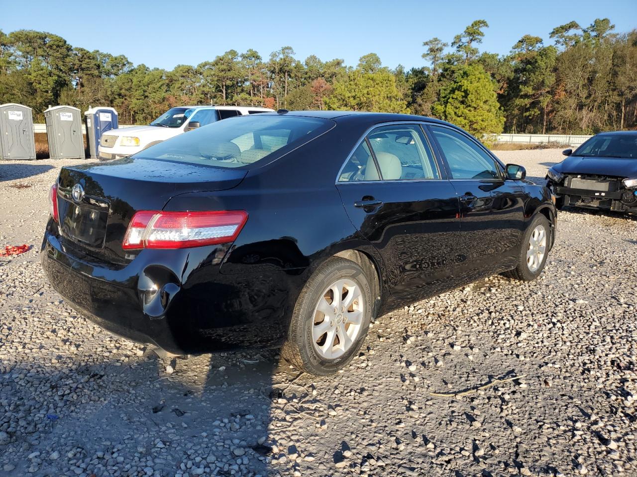2011 Toyota Camry VIN 4T4BF3EK5BR158611 Copart auction photo, side / rear end damage thumbnail 3