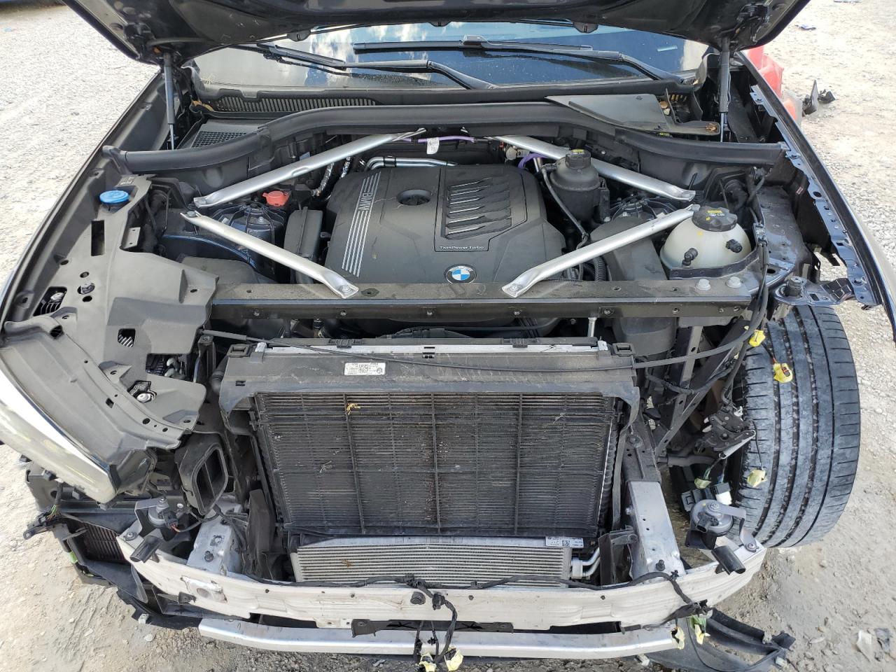 2021 BMW X5 VIN 5UXCR4C06M9F65541 Copart auction photo, front end damage thumbnail 12