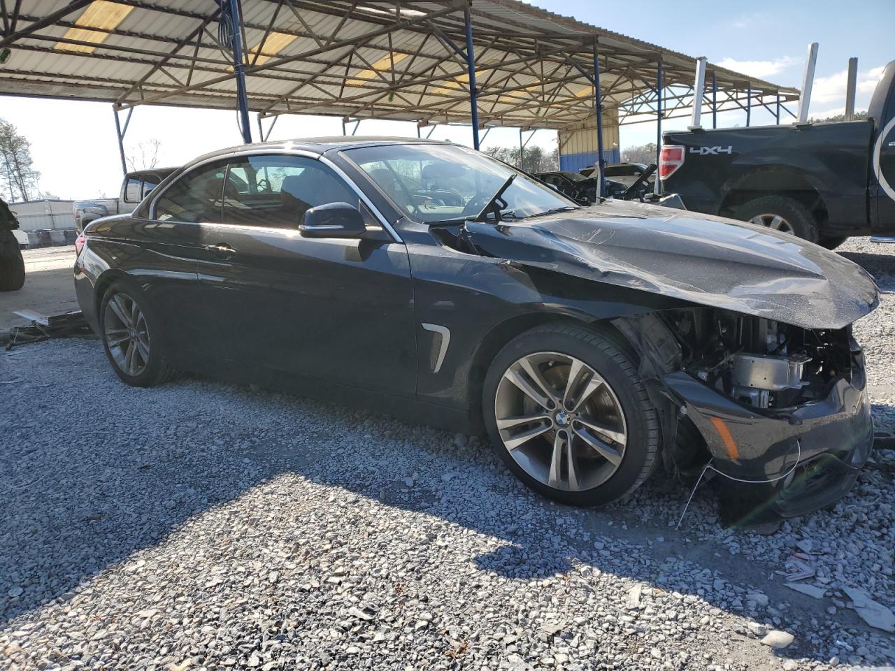 2014 BMW 4er VIN WBA3T3C58EP736838 Copart auction photo, front end damage thumbnail 4