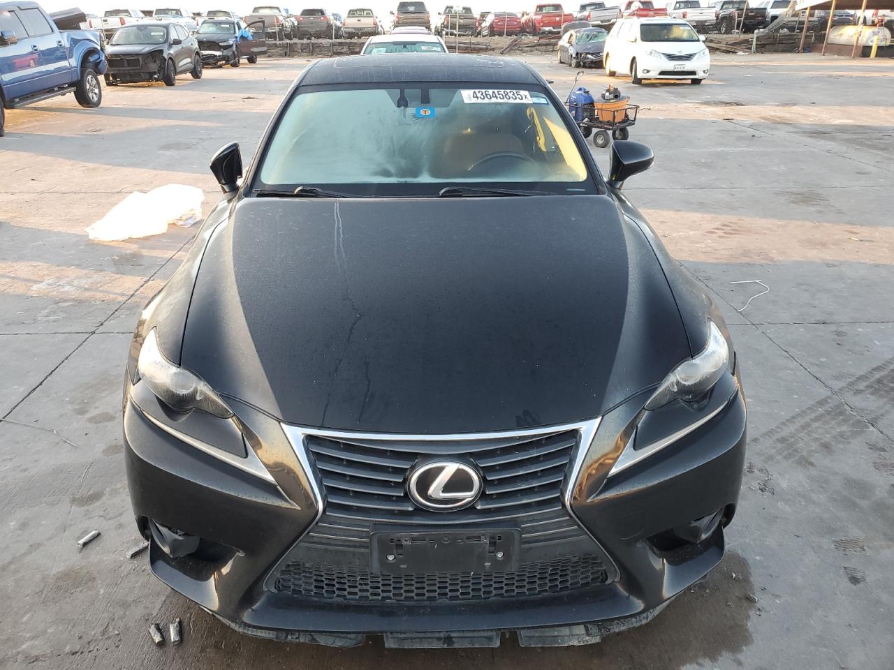 2016 Lexus IS VIN JTHBA1D25G5004502 Copart auction photo, water/flood damage thumbnail 5