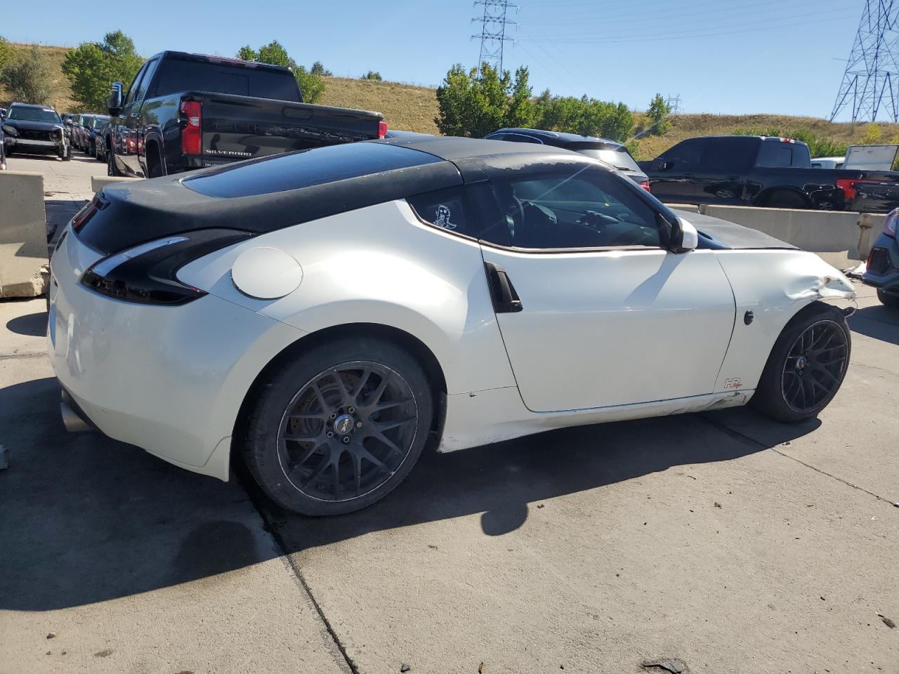 2009 Nissan 370Z VIN JN1AZ44E49M403608 Copart auction photo, front end damage thumbnail 3