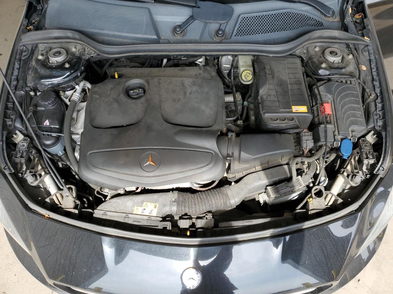 2014 Mercedes-Benz CLA-klasse VIN WDDSJ4GB7EN126540 Copart auction photo, rear end / top/roof damage thumbnail 11