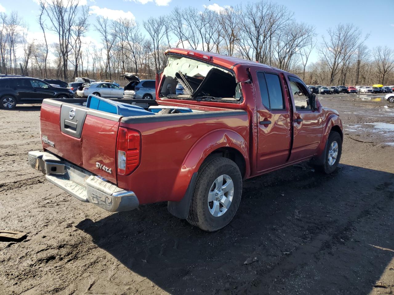 2012 Nissan Navara (Frontier) VIN 1N6AD0EV7CC427561 Copart auction photo, all over damage thumbnail 3