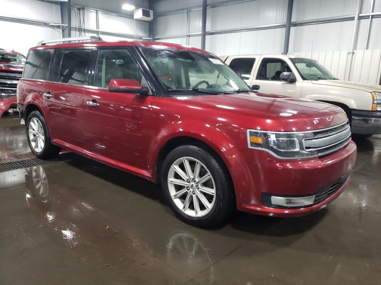 2015 Ford Flex VIN 2FMHK6D81FBA04769 Copart auction photo, rear end / side damage thumbnail 4