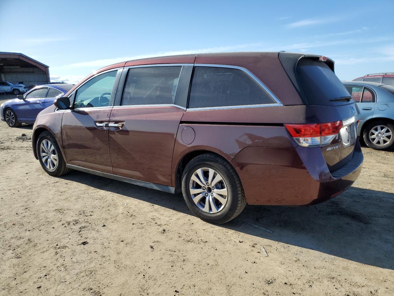 2017 Honda Odyssey VIN 5FNRL5H66HB015071 Copart auction photo, undercarriage / front end damage thumbnail 2