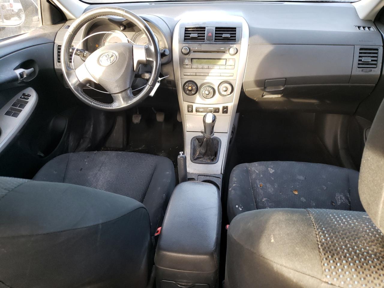 2010 Toyota Corolla VIN 1NXBU4EE6AZ172273 Copart auction photo, side / hail damage thumbnail 8