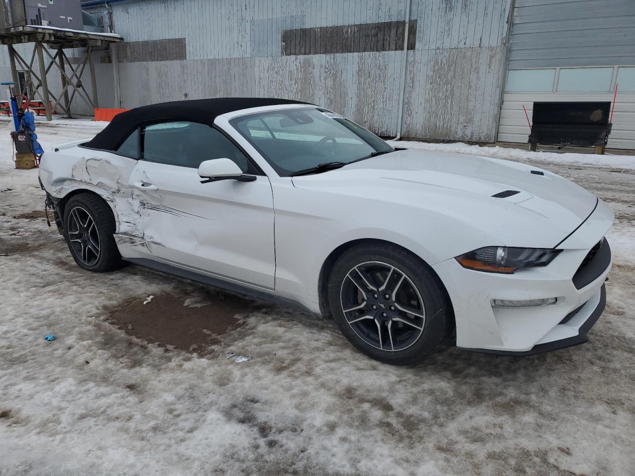 2021 Ford Mustang VIN 1FATP8UHXM5116781 Copart auction photo, rear end / side damage thumbnail 4