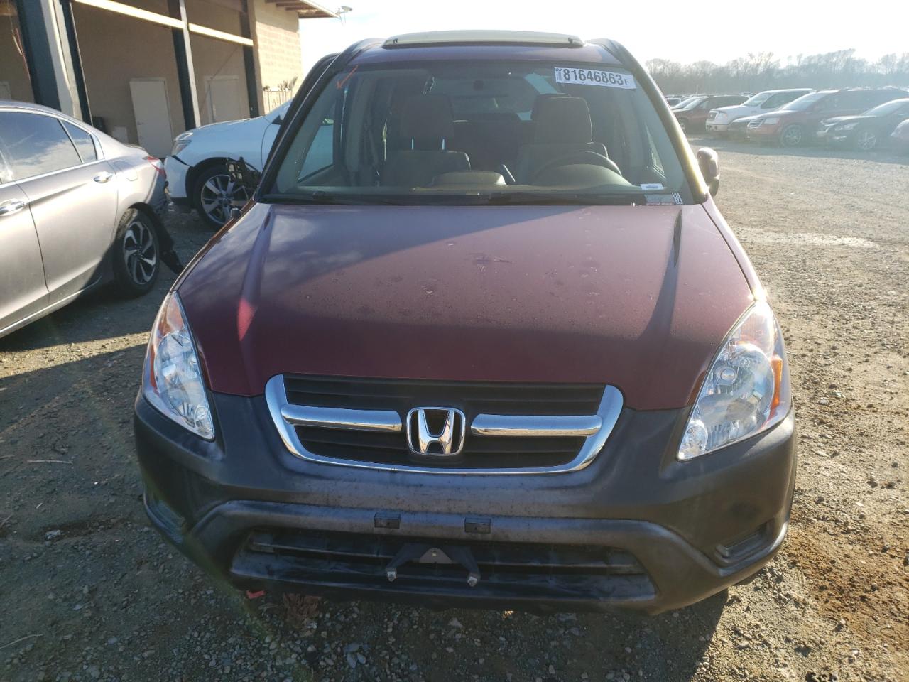 2002 Honda CR-V VIN JHLRD78882C076973 Copart auction photo, side damage thumbnail 5