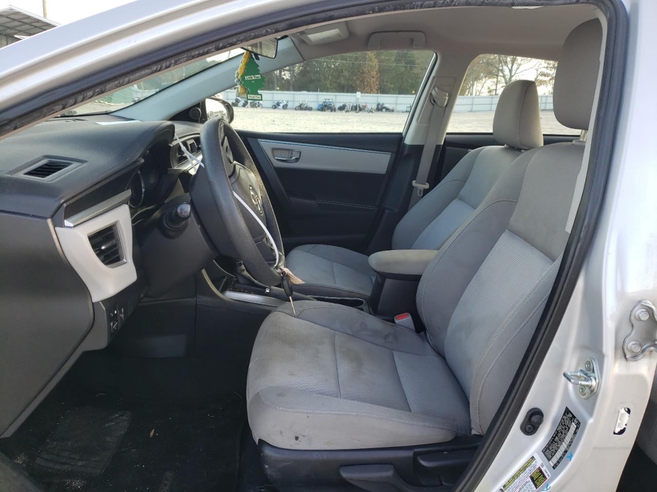 2014 Toyota Corolla VIN 2T1BURHE7EC192581 Copart auction photo, side / front end damage thumbnail 7