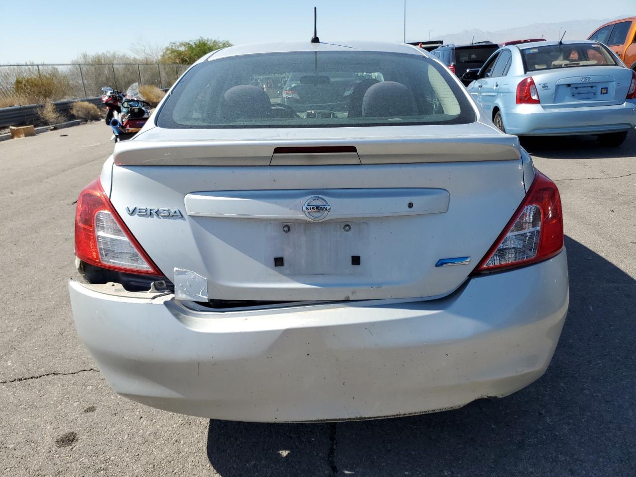 2014 Nissan Versa VIN 3N1CN7AP2EL846680 Copart auction photo, front end / mechanical damage thumbnail 6