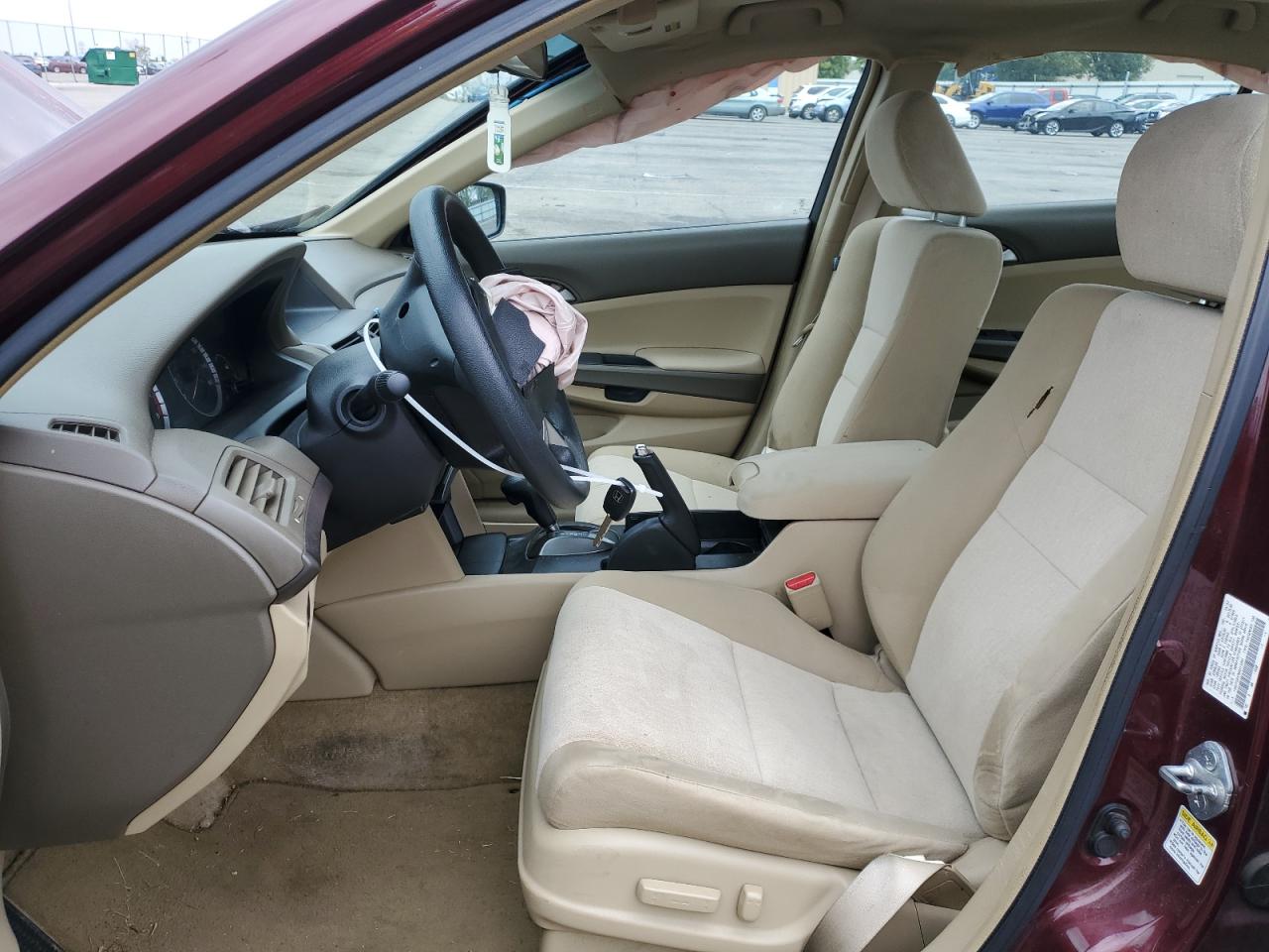 2008 Honda Accord VIN 1HGCP26438A019261 Copart auction photo, front end / undercarriage damage thumbnail 7