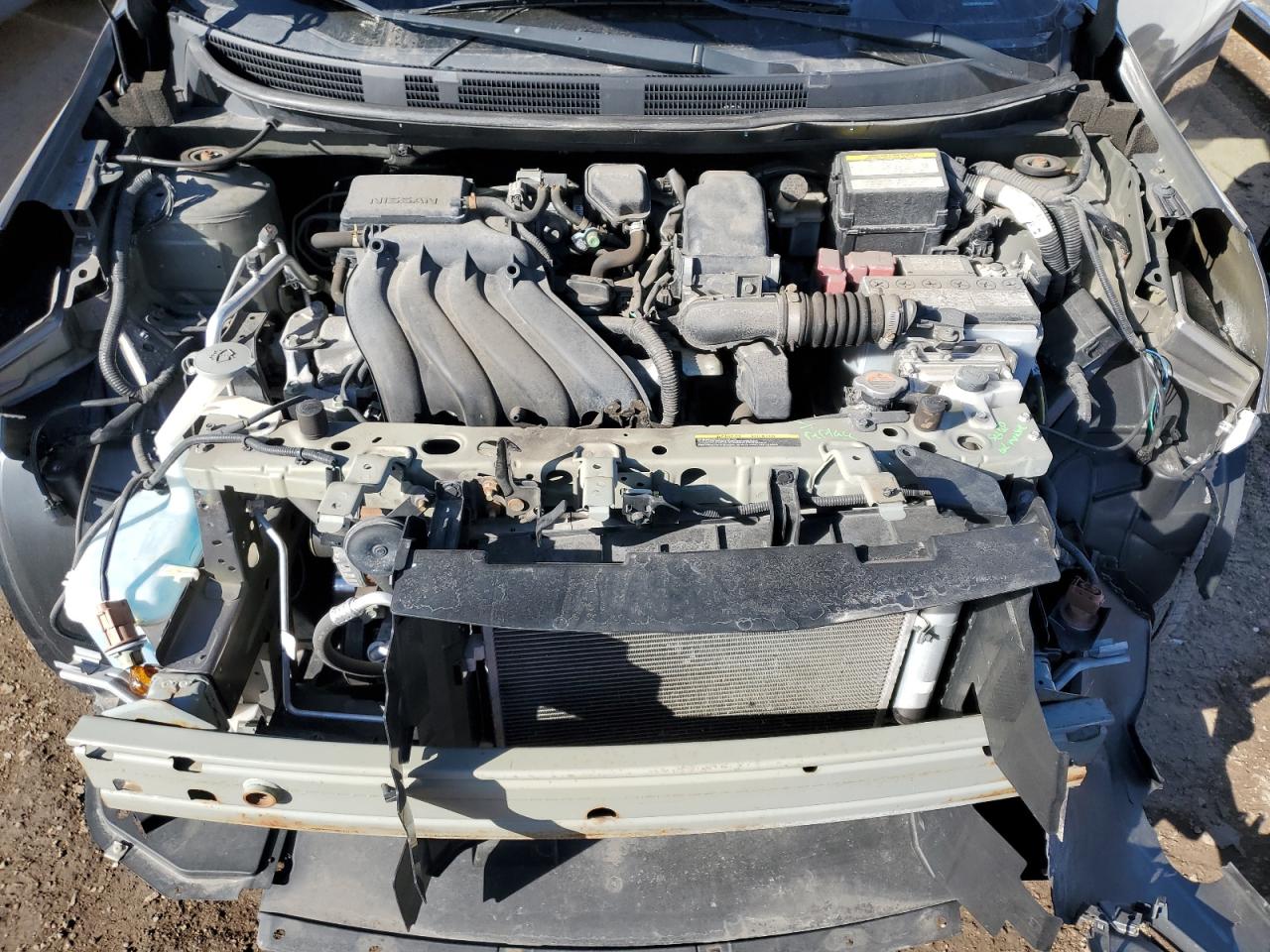 2015 Nissan Versa VIN 3N1CN7APXFL823200 Copart auction photo, front end damage thumbnail 11
