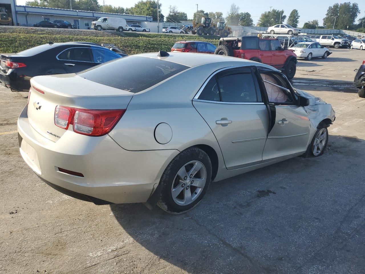 2014 Chevrolet Malibu VIN 1G11B5SL6EF184344 Copart auction photo, front end / side damage thumbnail 3