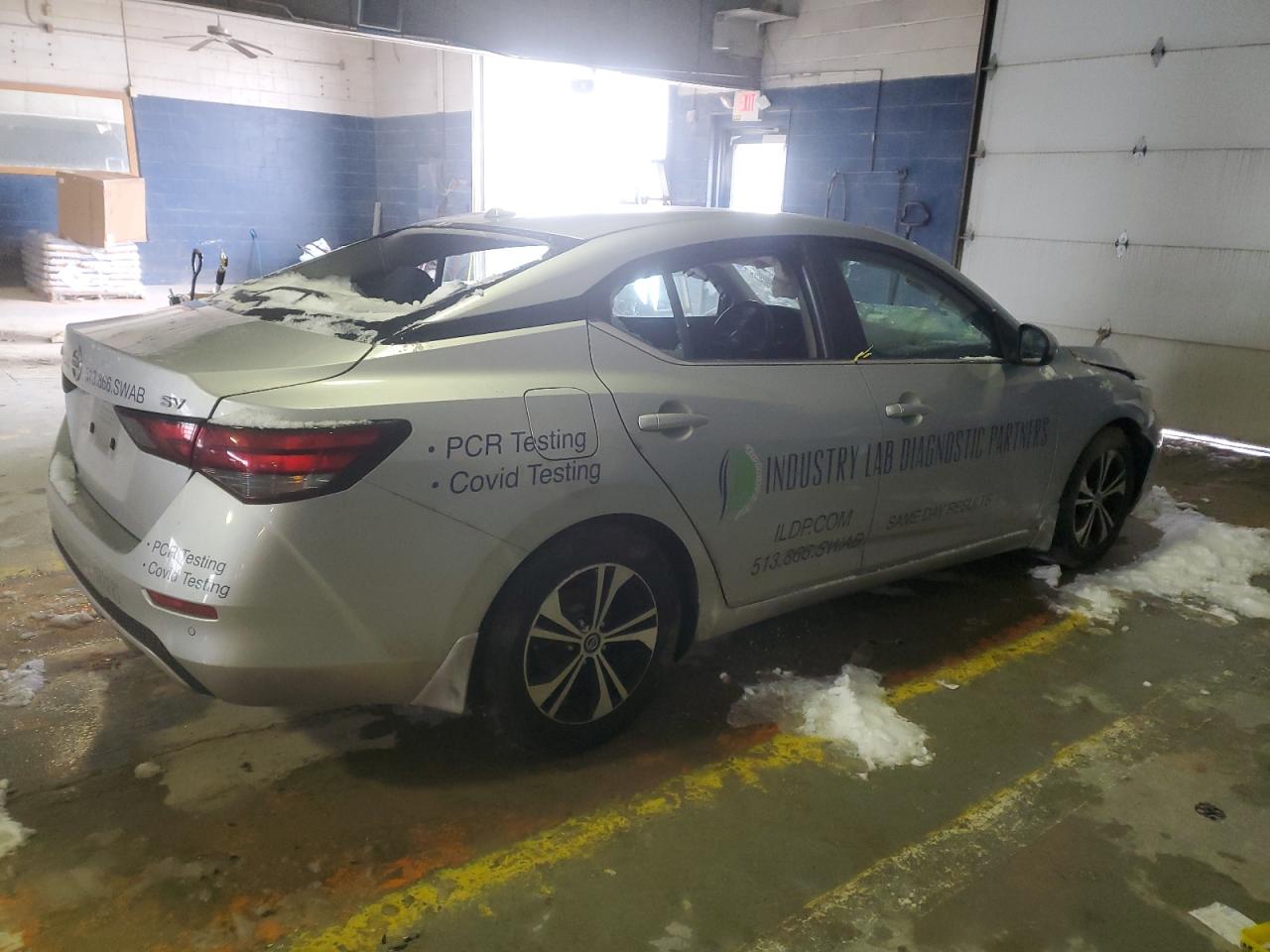 2022 Nissan Sentra VIN 3N1AB8CVXNY207290 Copart auction photo, all over damage thumbnail 3
