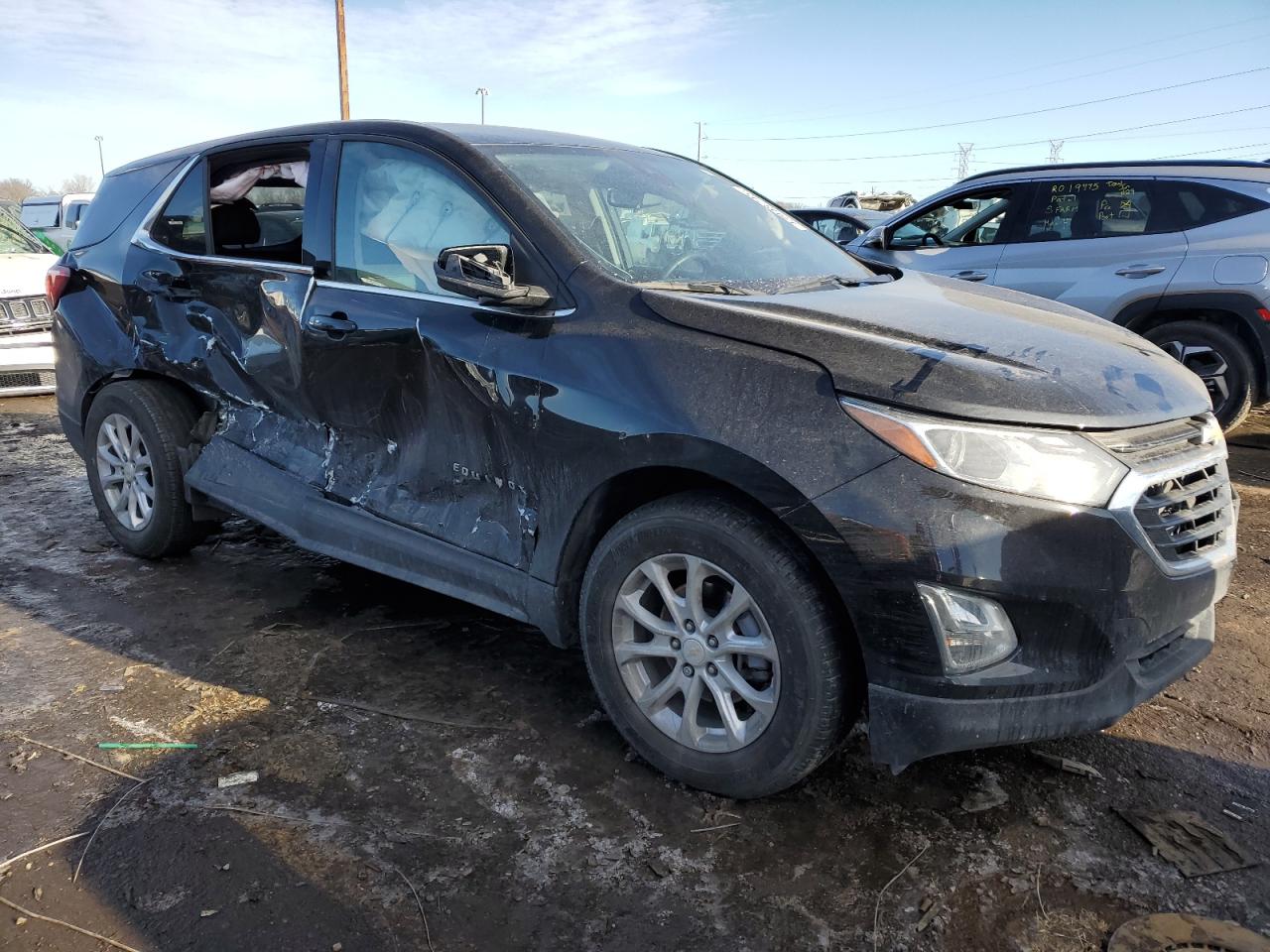 2020 Chevrolet Equinox VIN 3GNAXJEV5LL167799 Copart auction photo, all over / rear end damage thumbnail 4