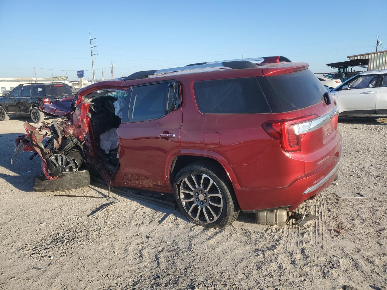 2021 GMC Acadia VIN 1GKKNPLS7MZ183015 Copart auction photo, all over damage thumbnail 2
