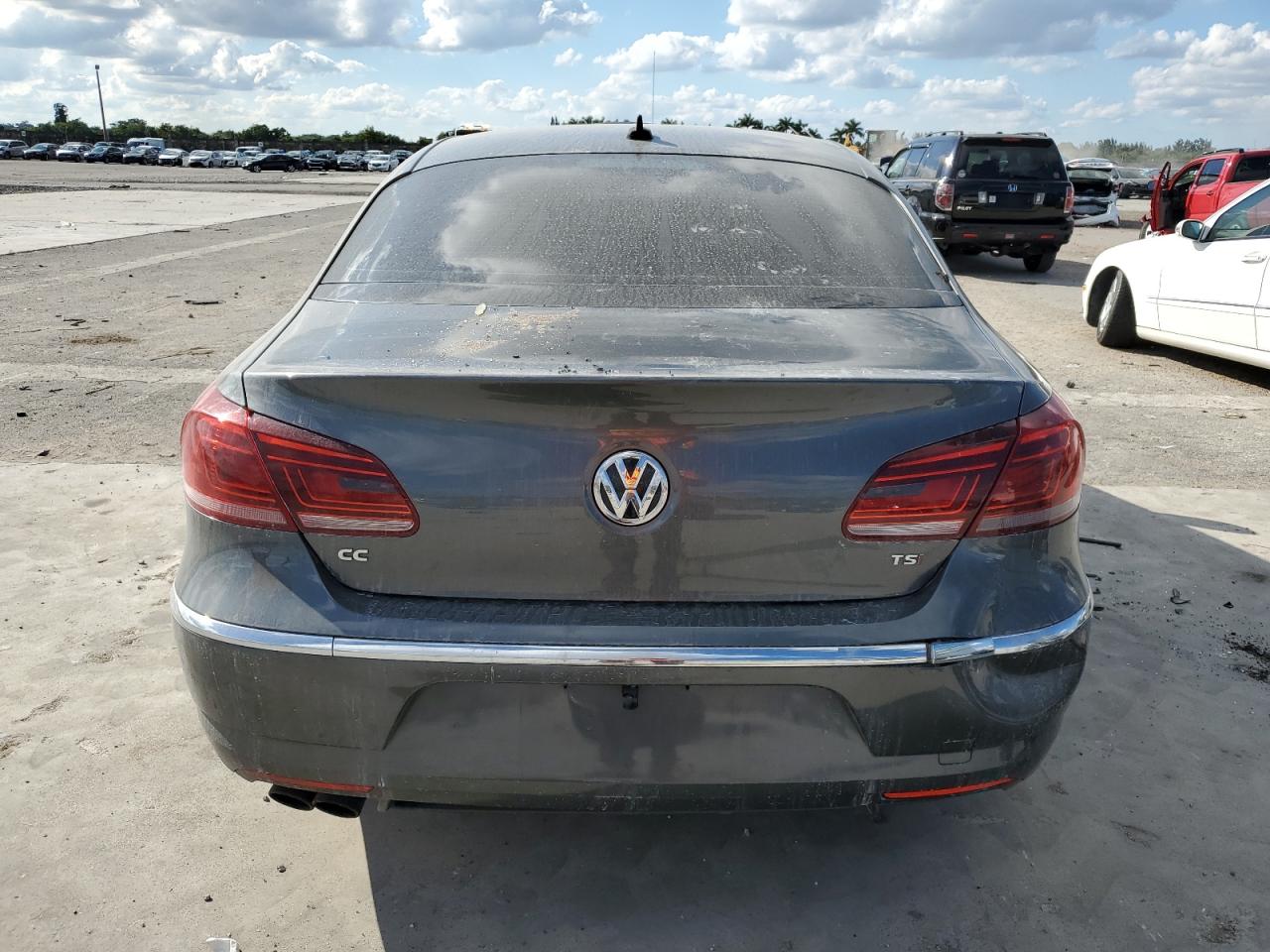 2016 Volkswagen Passat CC VIN WVWBP7ANXGE504690 Copart auction photo, all over damage thumbnail 6