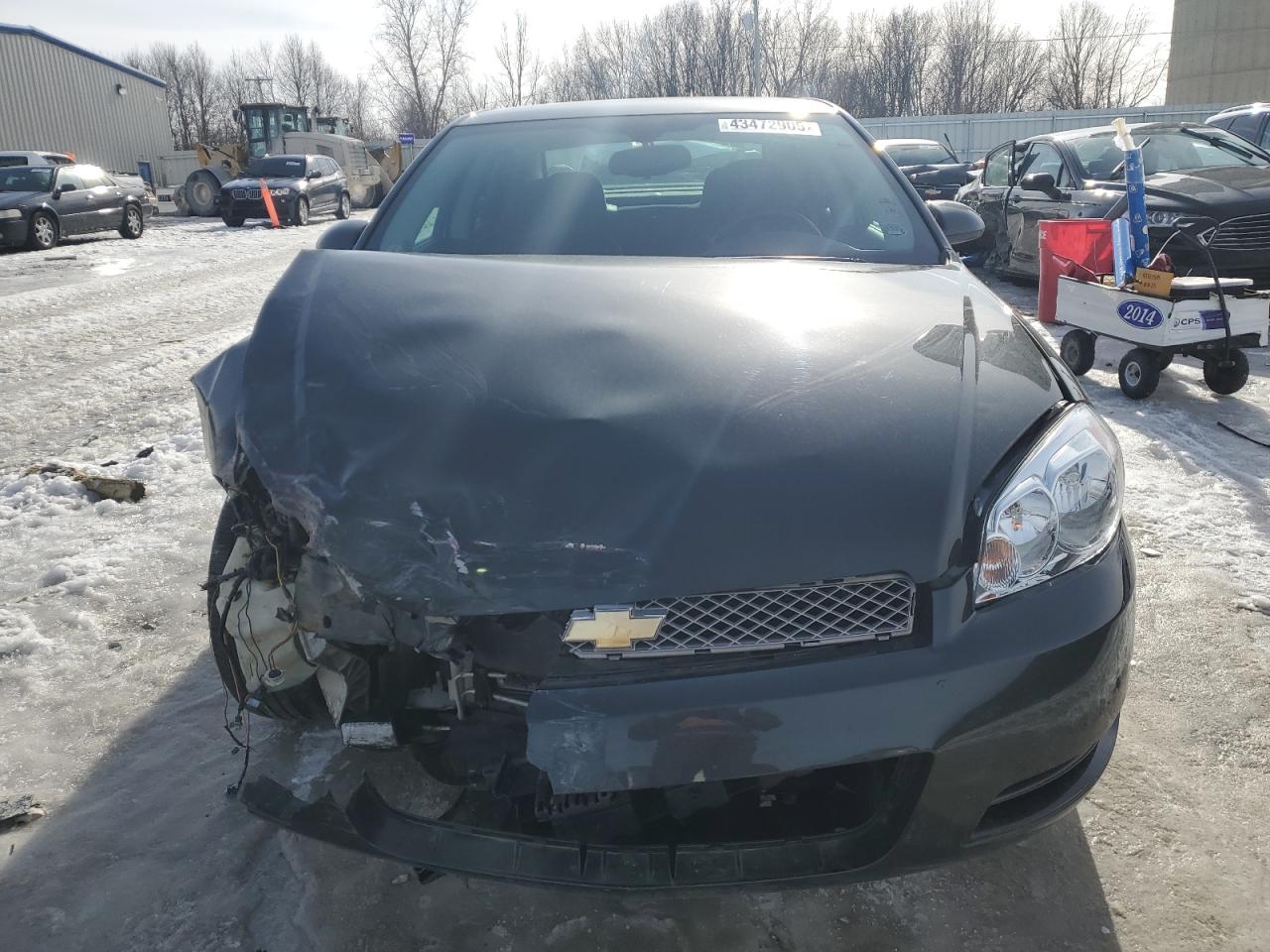 2013 Chevrolet Impala VIN 2G1WB5E36D1180057 Copart auction photo, front end / undercarriage damage thumbnail 5