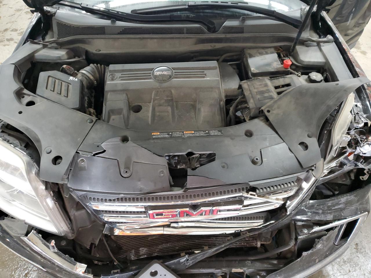2016 GMC Terrain VIN 2GKFLPE38G6120647 Copart auction photo, front end / mechanical damage thumbnail 12