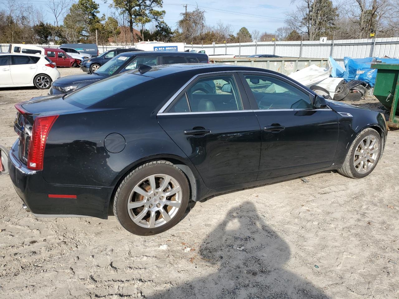2009 Cadillac CTS VIN 1G6DV57V890122834 Copart auction photo, side damage thumbnail 3