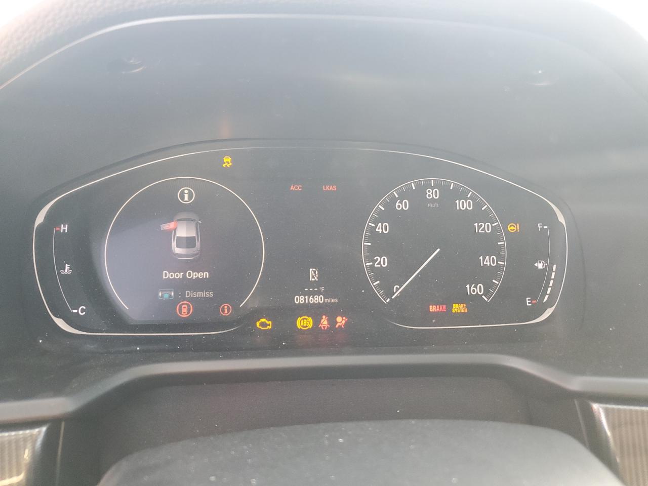 2019 Honda Accord VIN 1HGCV1F38KA025670 Copart auction photo, vandalism damage thumbnail 9