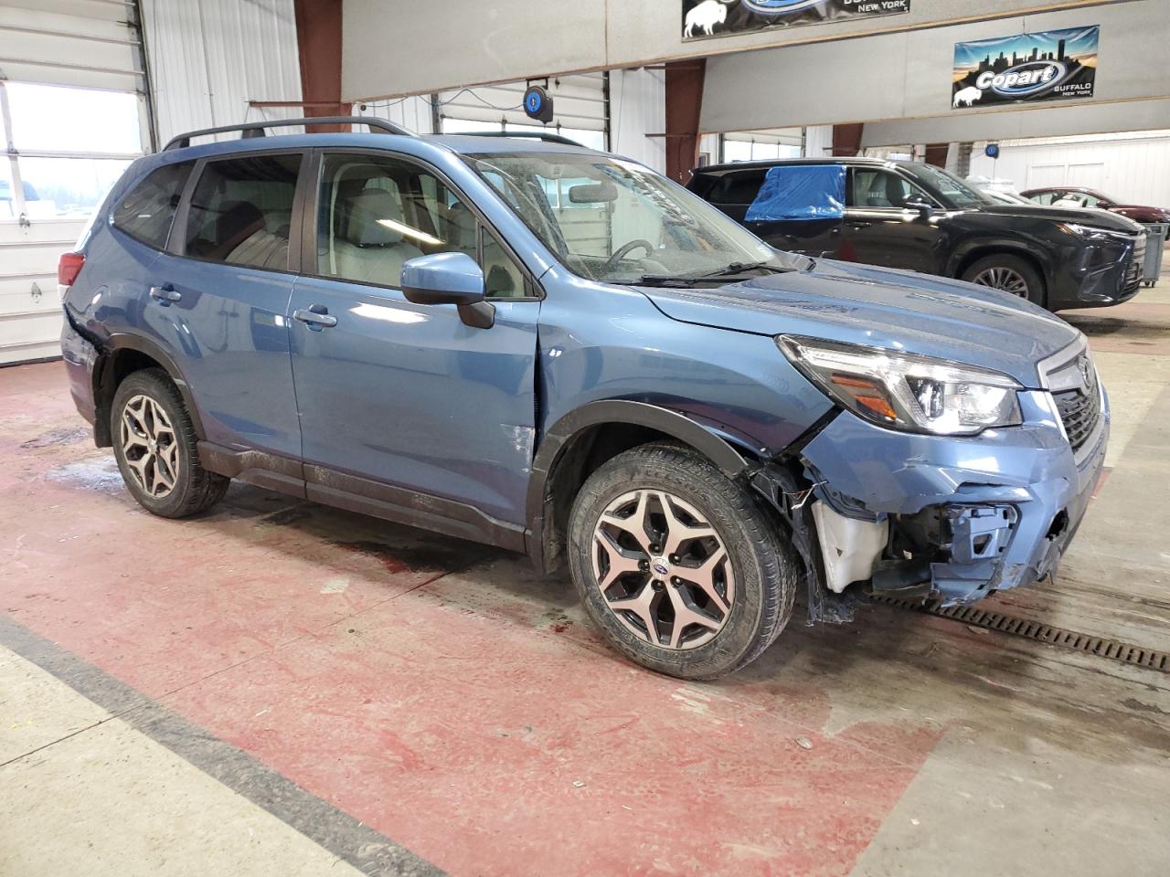 2019 Subaru Forester VIN JF2SKAGC7KH459217 Copart auction photo, all over damage thumbnail 4
