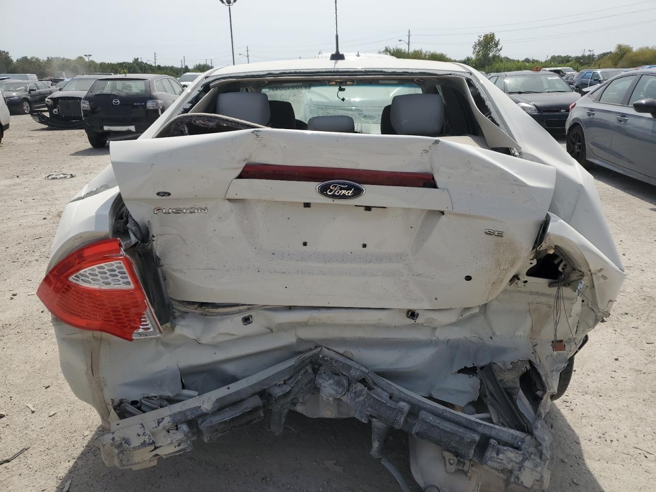 2012 Ford Fusion VIN 3FAHP0HAXCR192551 Copart auction photo, rear end / minor dent/scratches damage thumbnail 6