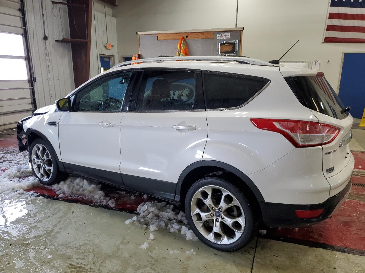 2014 Ford Escape VIN 1FMCU9JX9EUC42573 Copart auction photo, front end damage thumbnail 2