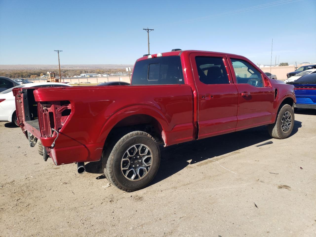 2021 Ford F-150 VIN 1FTFW1ED9MFB21607 Copart auction photo, stripped damage thumbnail 3