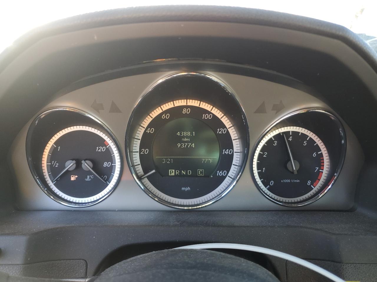 2009 Mercedes-Benz C-klasse VIN WDDGF54X29R051564 Copart auction photo, front end damage thumbnail 9