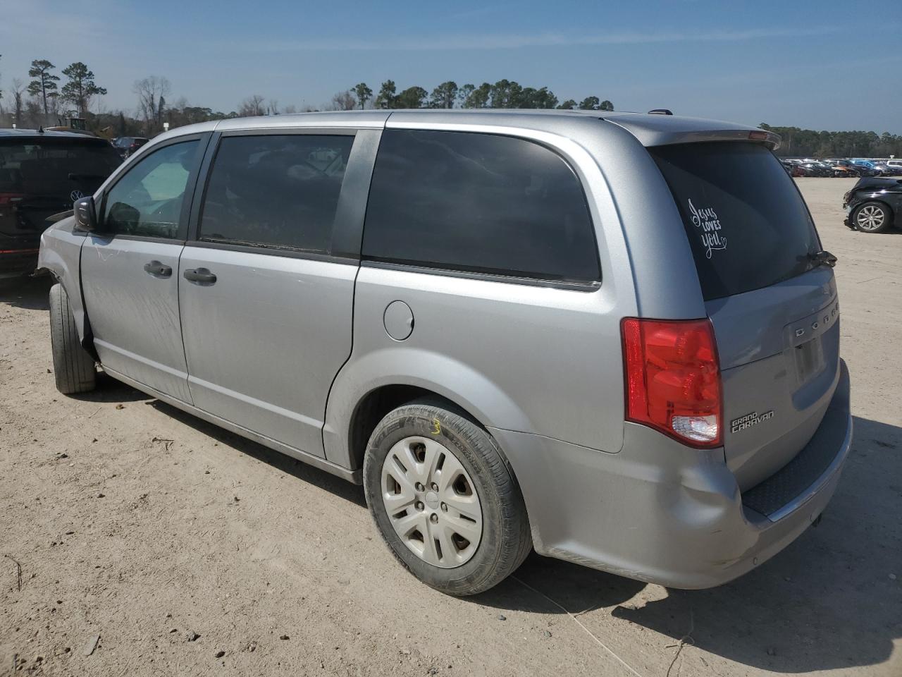 2019 Dodge Caravan VIN 2C4RDGBG6KR558524 Copart auction photo, front end / rear end damage thumbnail 2
