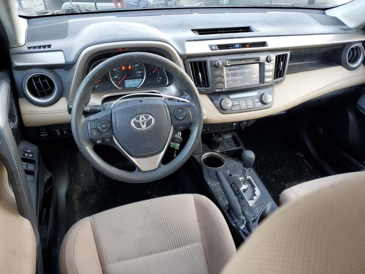 2015 Toyota RAV 4 VIN 2T3RFREV8FW404103 Copart auction photo, front end damage thumbnail 8