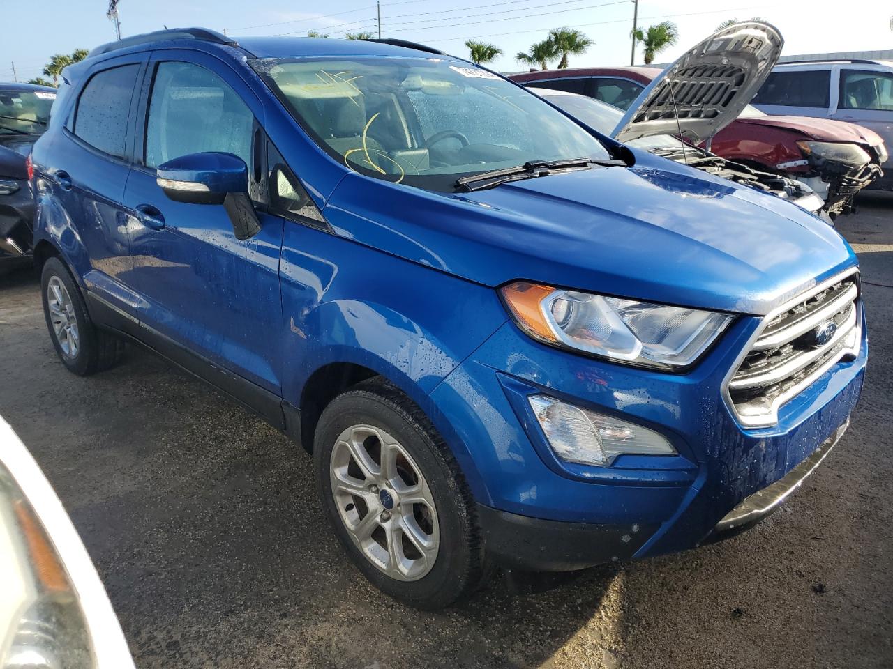 2020 Ford EcoSport VIN MAJ3S2GE7LC361335 Copart auction photo, water/flood damage thumbnail 4