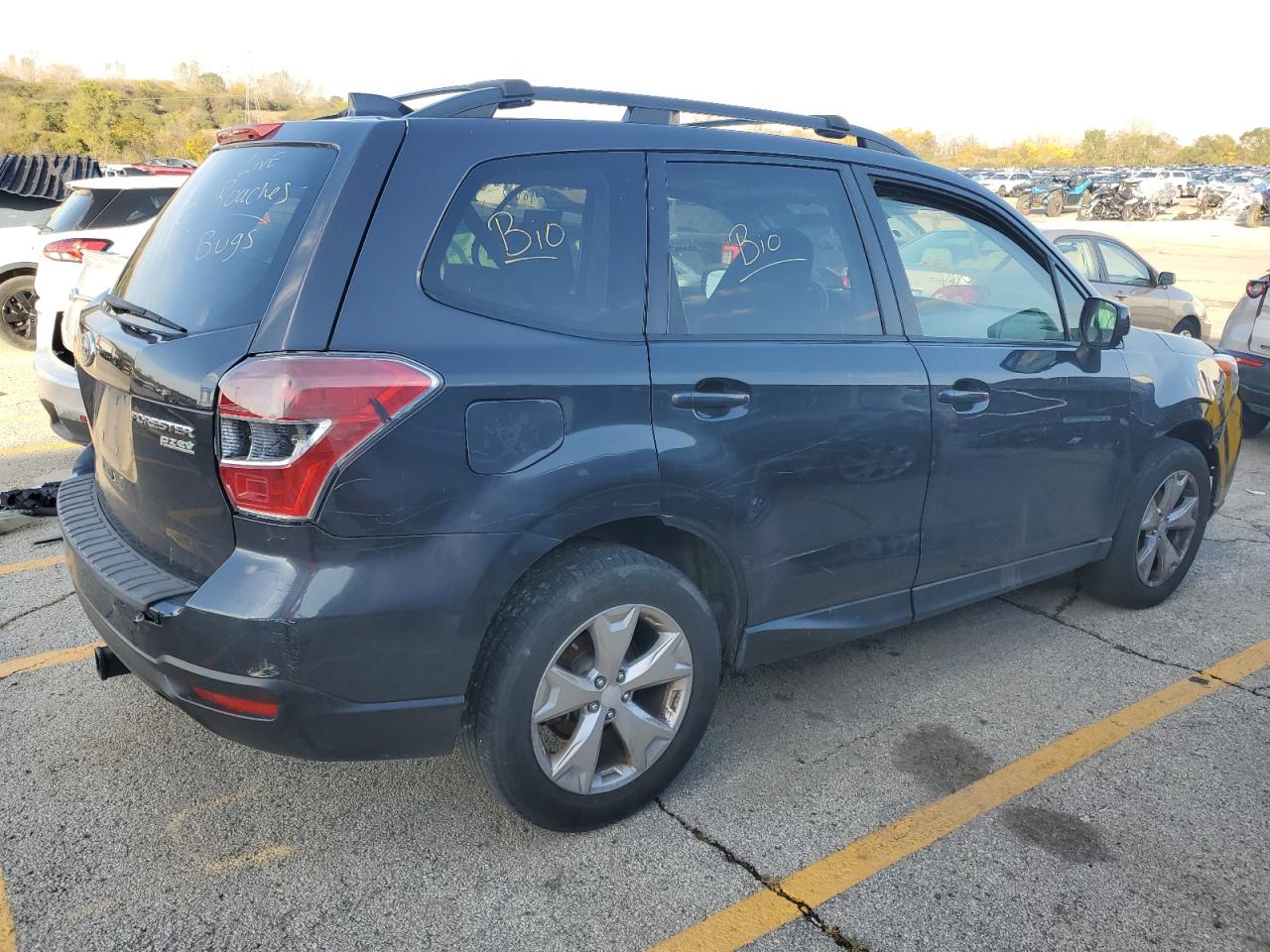 2016 Subaru Forester VIN JF2SJADC6GH543284 Copart auction photo, all over / frame damage damage thumbnail 3
