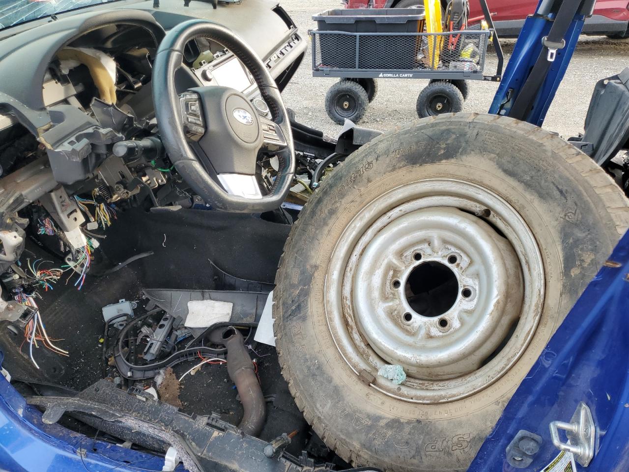 2016 Subaru WRX VIN JF1VA1E66G9819449 Copart auction photo, stripped / vandalism damage thumbnail 7