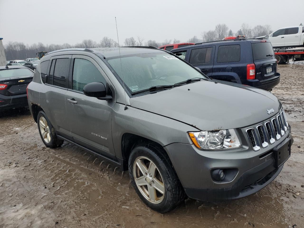2011 Jeep Compass VIN 1J4NF1FB5BD282953 Copart auction photo, front end damage thumbnail 4
