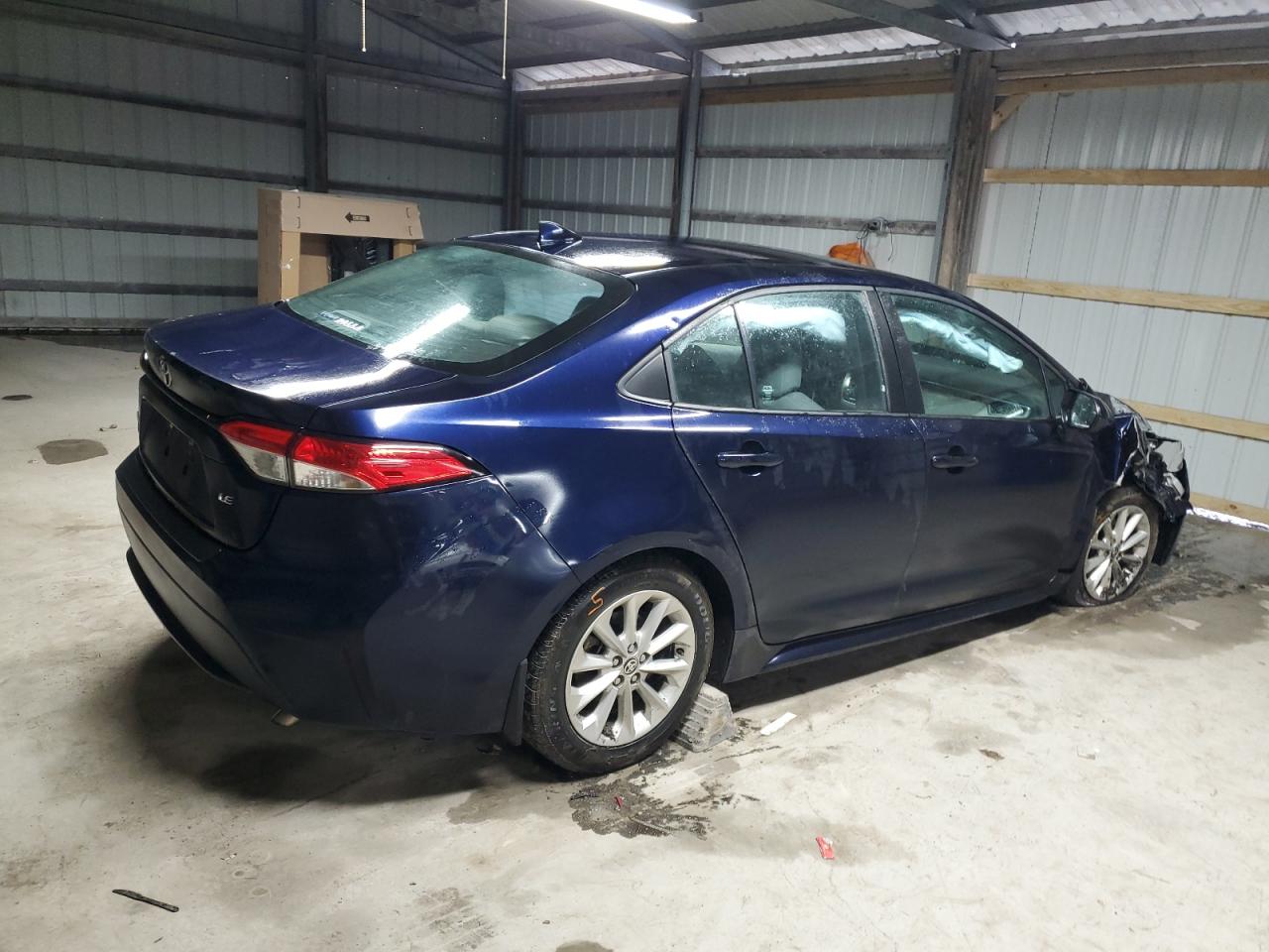 2021 Toyota Corolla VIN 5YFHPMAE6MP192200 Copart auction photo, front end / undercarriage damage thumbnail 3