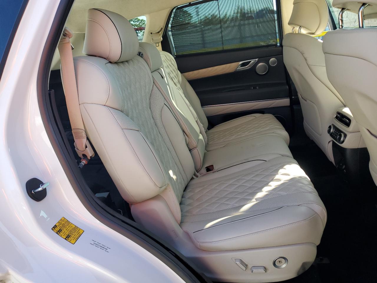 2022 Genesis Gv80 VIN KMUHCESC6NU084580 Copart auction photo, rear end damage thumbnail 10