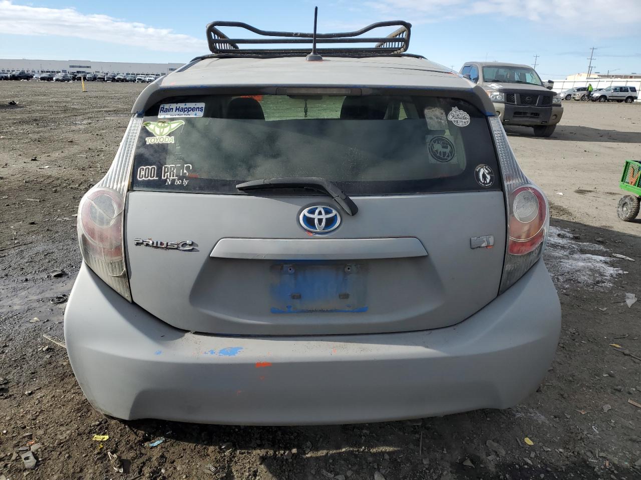 2012 Toyota Prius VIN JTDKDTB38C1021084 Copart auction photo, rollover damage thumbnail 6