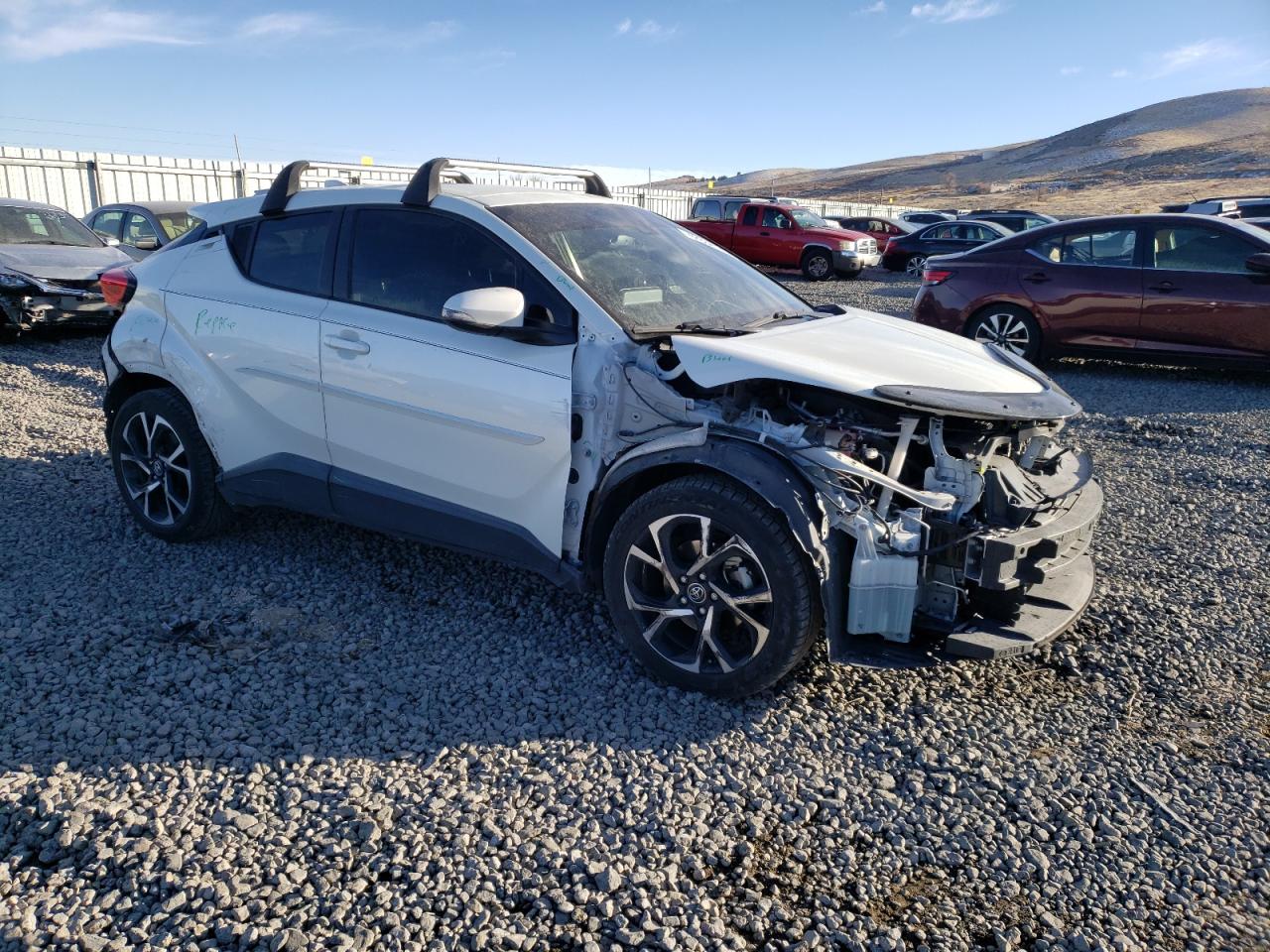 2019 Toyota C-HR VIN JTNKHMBX0K1014640 Copart auction photo, all over damage thumbnail 4