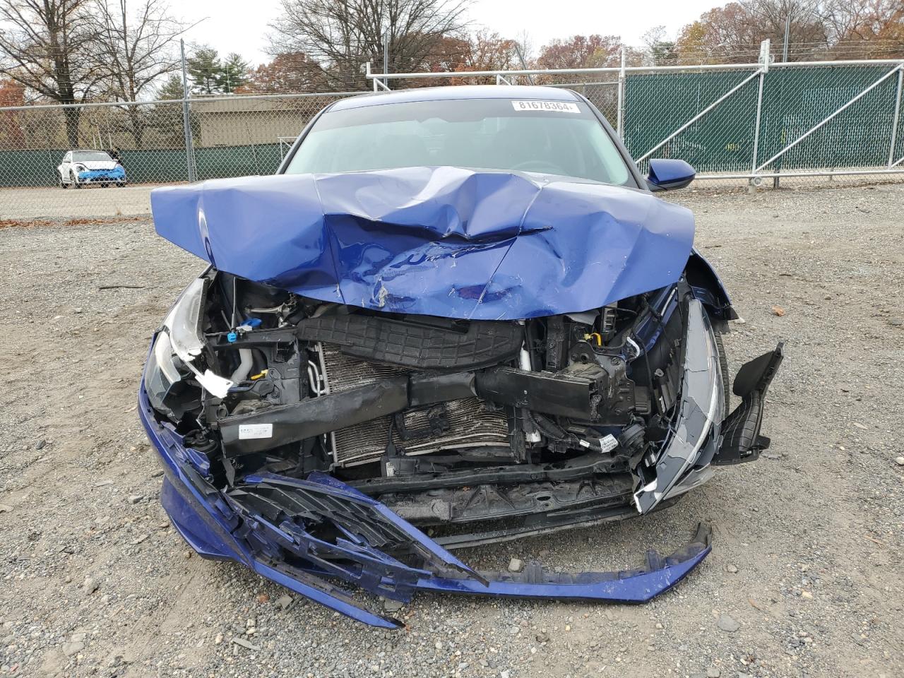 2022 Hyundai Elantra VIN 5NPLS4AG4NH077460 Copart auction photo, front end / minor dent/scratches damage thumbnail 5