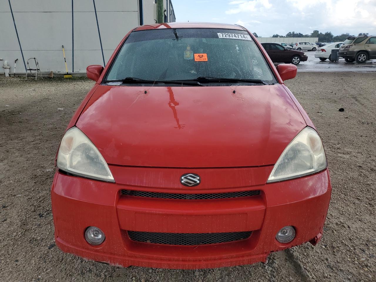 2003 Suzuki Aerio VIN JS2RC41H235204287 Copart auction photo, front end / side damage thumbnail 5