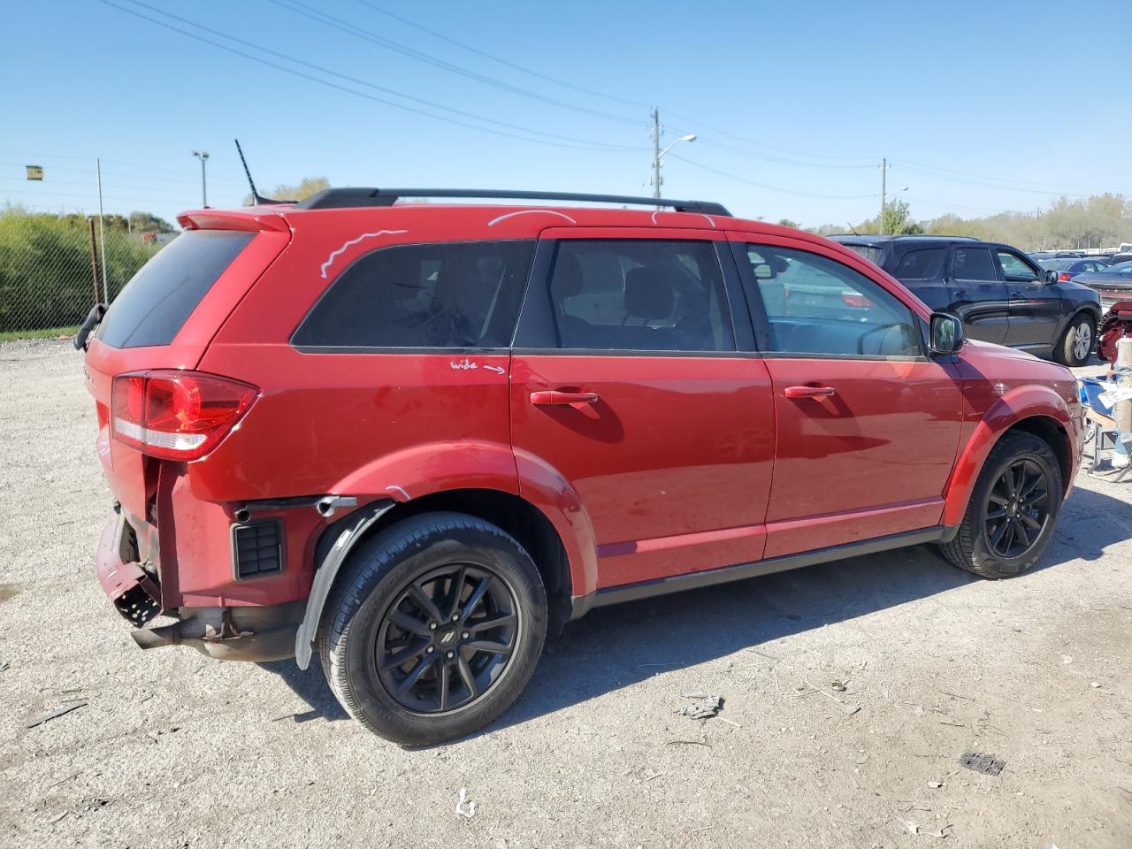 2019 Dodge Journey VIN 3C4PDCBB7KT853097 Copart auction photo, rear end / minor dent/scratches damage thumbnail 3