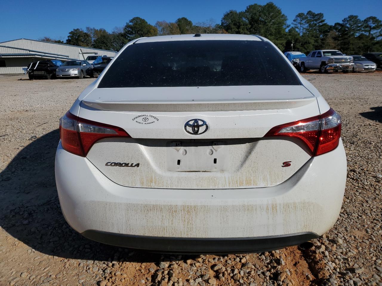 2016 Toyota Corolla VIN 2T1BURHE0GC541535 Copart auction photo, vandalism damage thumbnail 6