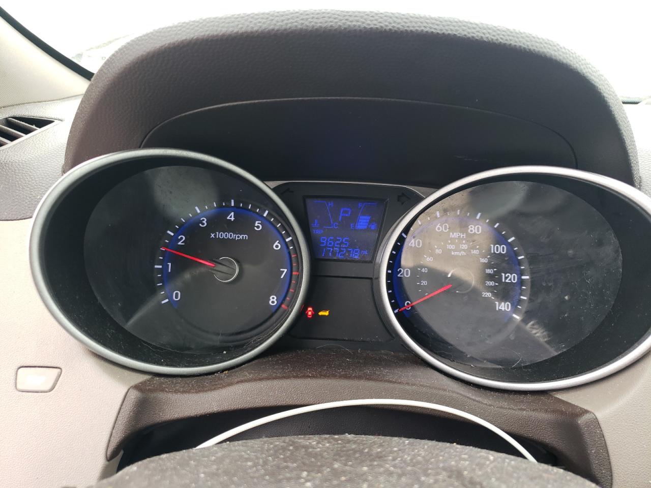 2013 Hyundai Tucson VIN KM8JT3AB7DU717194 Copart auction photo, front end / rear end damage thumbnail 9